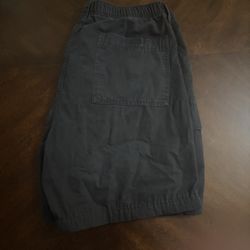 Baggy Black Cargos 