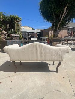 Beige Love Seat