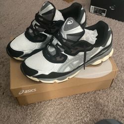 asic gel nyc ivory clay grey