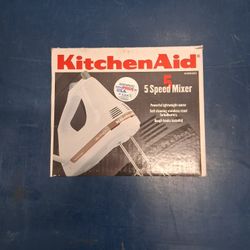 Kitchen Aid Five speed mixer