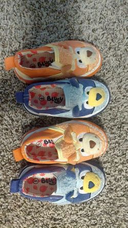 Bluey and bingo shoes  size 6 and 5
