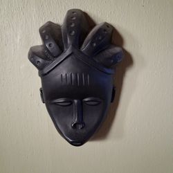 Antique Kenyan Masks and Club