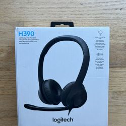 Logitech H390 USB Headset (with Microphone) Brand New in Sealed Box