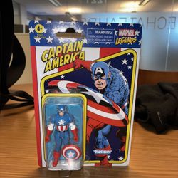 Hasbro Marvel Legends Retro Captain America 2021 3.75" Adjustable Figure New