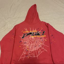 Pink Sp5der Hoodie – Size L – Brand New