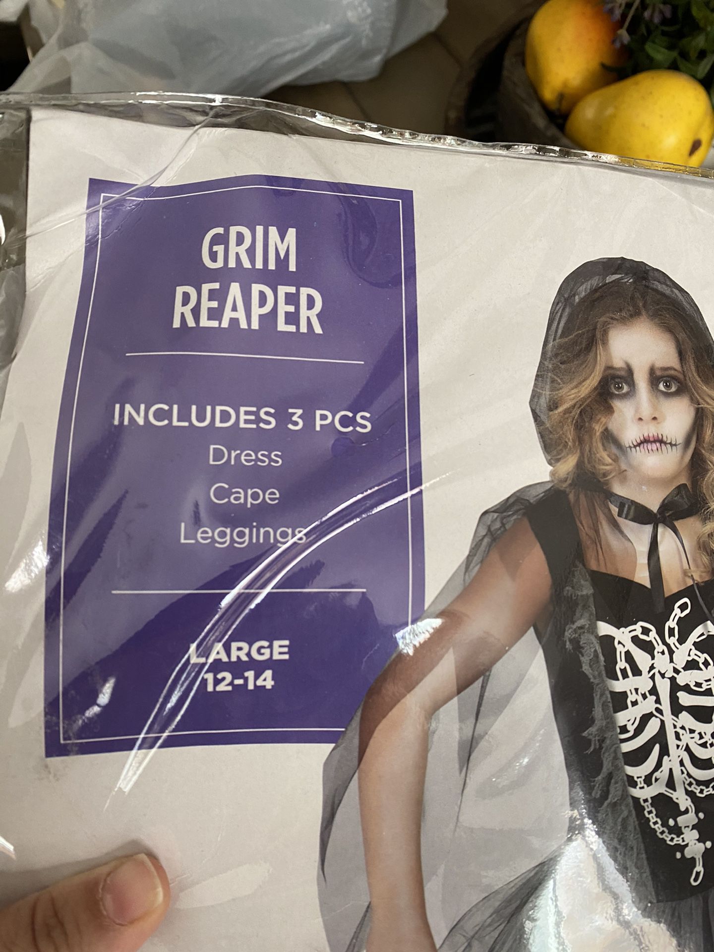 Grim reaper kids costume