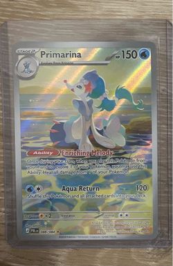 Primarina 088/084 Pokemon Pitch Black Illustration Rare Near Mint Condition