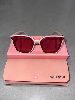 Miu Miu Sunglasses with Case and Box