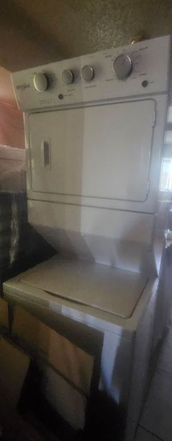 Whirlpool stacked washer and dryer