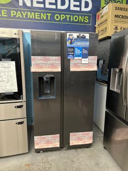 Samsung 28 Cu Ft Side By Side Refrigerator Black