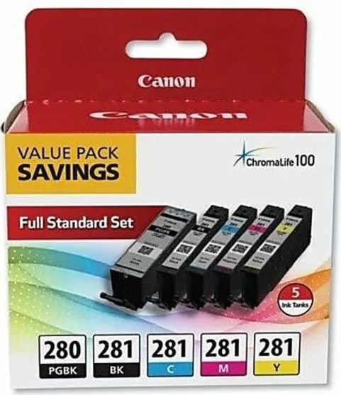 Brand New Cannon 280 and 281 Ink Cartridges