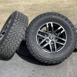 New Tremor 17" Ford Ranger Wheels 6x5.5 rims oem AT tires 6x5.5 Bronco Everest Endeavour
