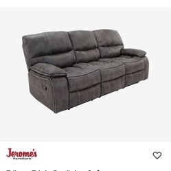 Jerome’s Trilogy Triple Reclining Sofa and Recliner