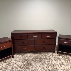Dresser and 2 Night stands