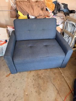 Blue couch