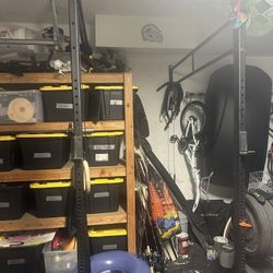 Rogue Power Rack, Bars, Plates 