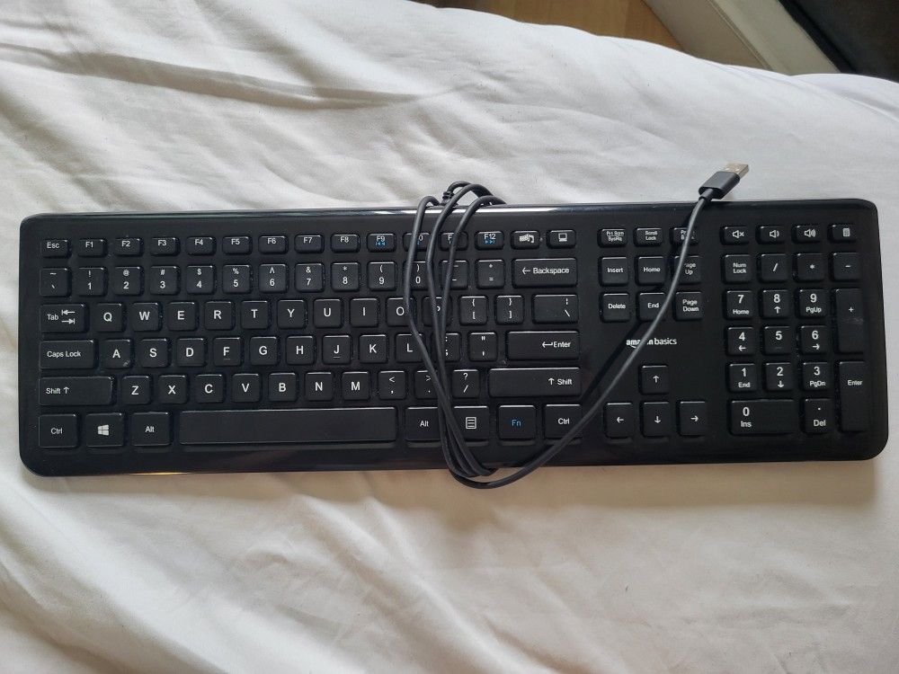 Amazon Basics USB Keyboard Black