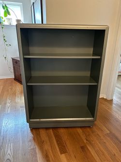 Vintage Industrial Metal Bookcase