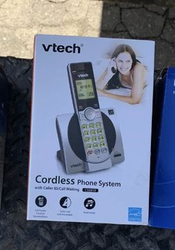 Vtech Cs6919 Dect 6.0 Expandable Cordless Phone with Caller ID and Handset Speakerphone, Silver/Black