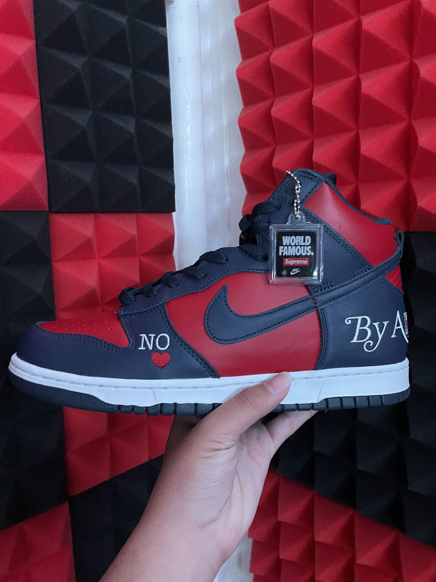Nike SB Dunk High Supreme By Any Means Navy DEADSTOCK