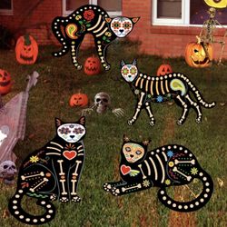 4pcs Halloween Yard Decorations 