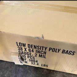 Sale Contractor Trash Bags 38x64 Heavy Duty Large 100 Count