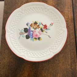 FLORAL BOUQUET 5 1/2” PORCELAIN PLATES