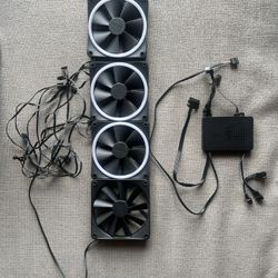 NZXT F120 RGB DUO 120mm Case Fan - Black