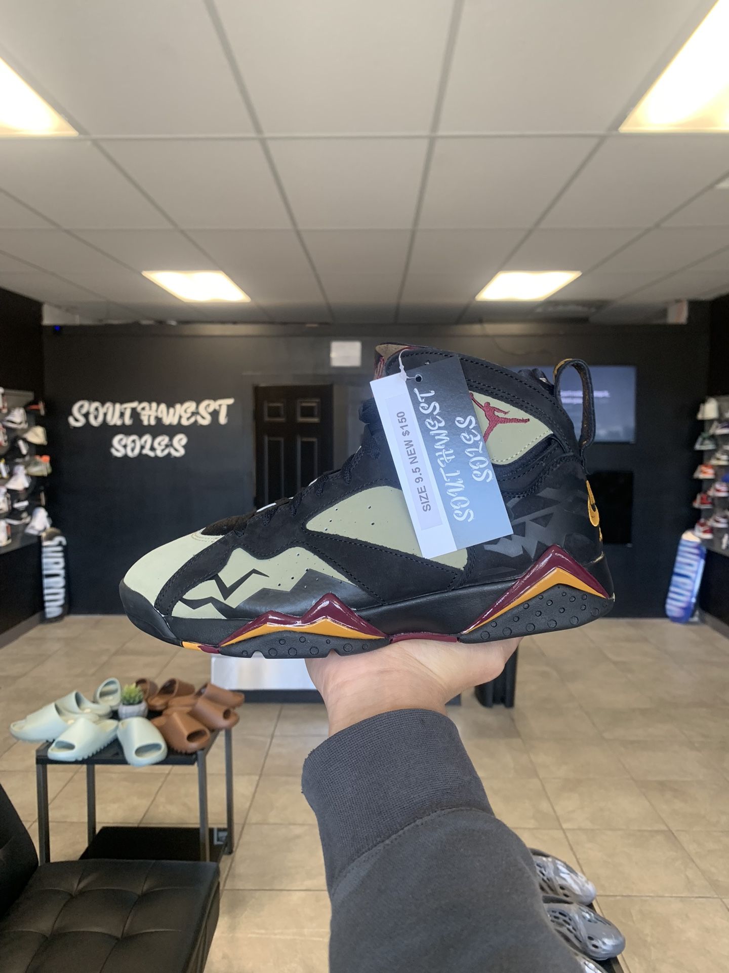 Jordan 7 Black Olive Size 9.5 Available In Store!