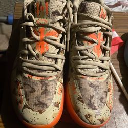 Men's Puma MB.02 "Rick and Morty Beige Camo" Basketball Shoes