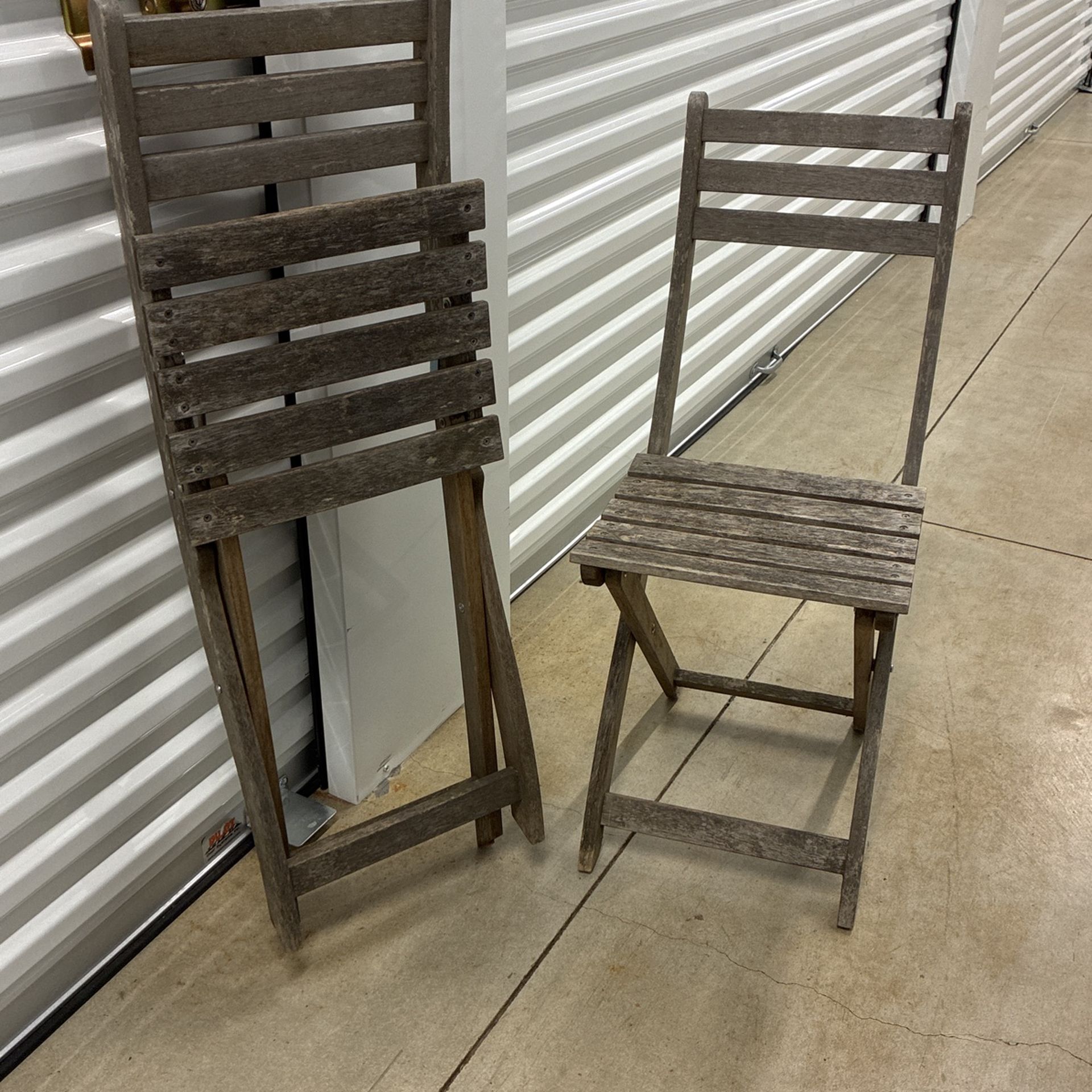Rustic Folding Chairs