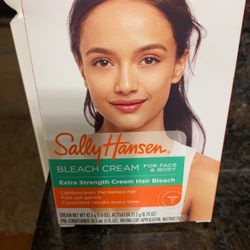 New Unused/Bleach Cream For Face And body By Sally Hansen