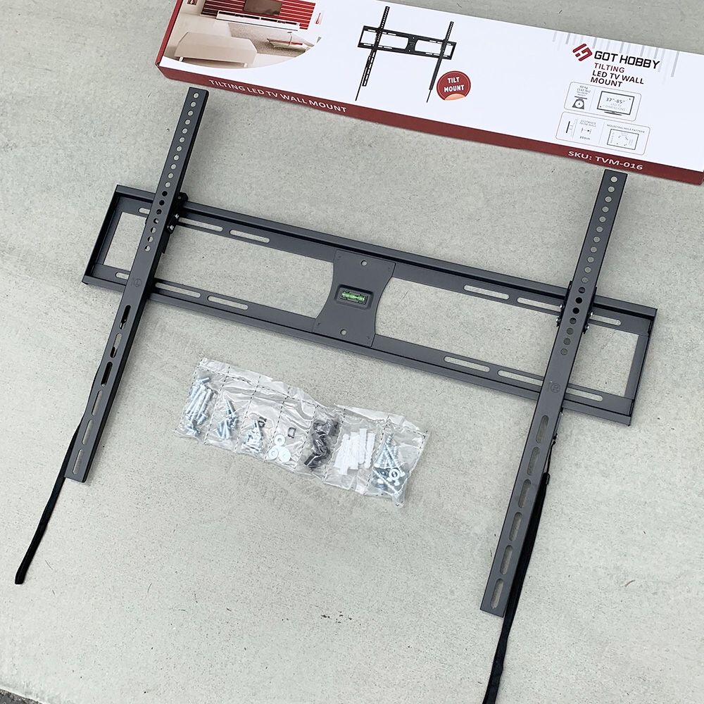 New $25 Large TV Wall Mount for 37-85” TVs Tilt Bracket Max VESA 800x600mm, Max 132Lbs 
