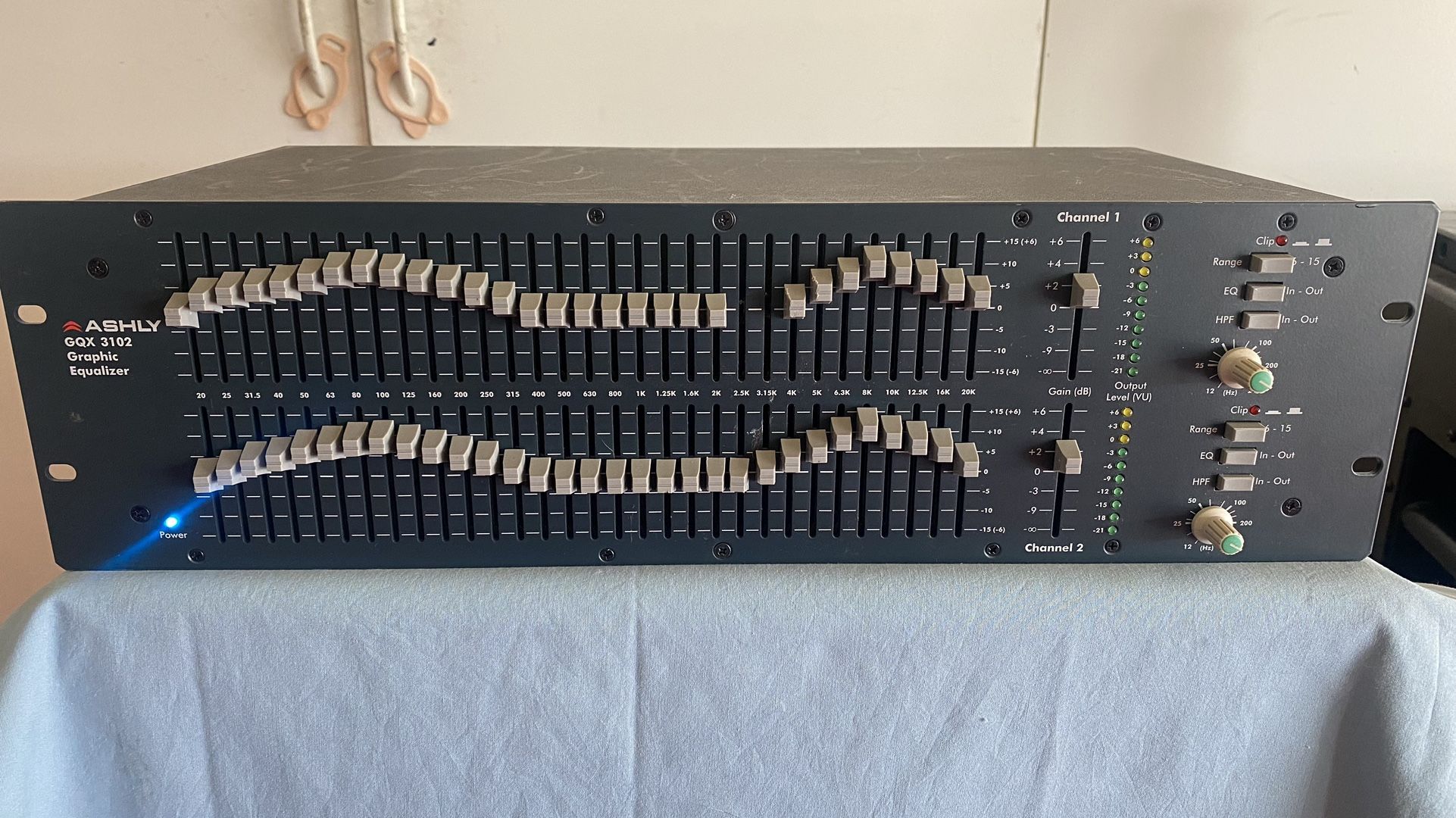 Ashly GQX 3102 Graphic Equalizer Dual 31 Band Professional DJ Equipments $125