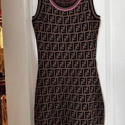 Authentic Fendi Logo Dress 