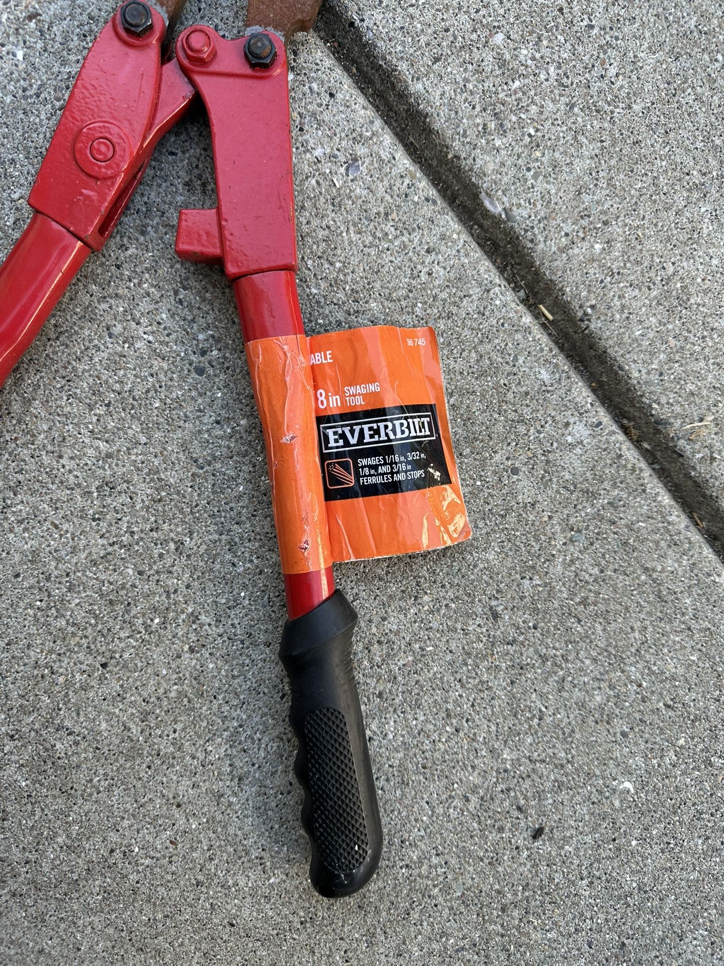 18” swaging tool