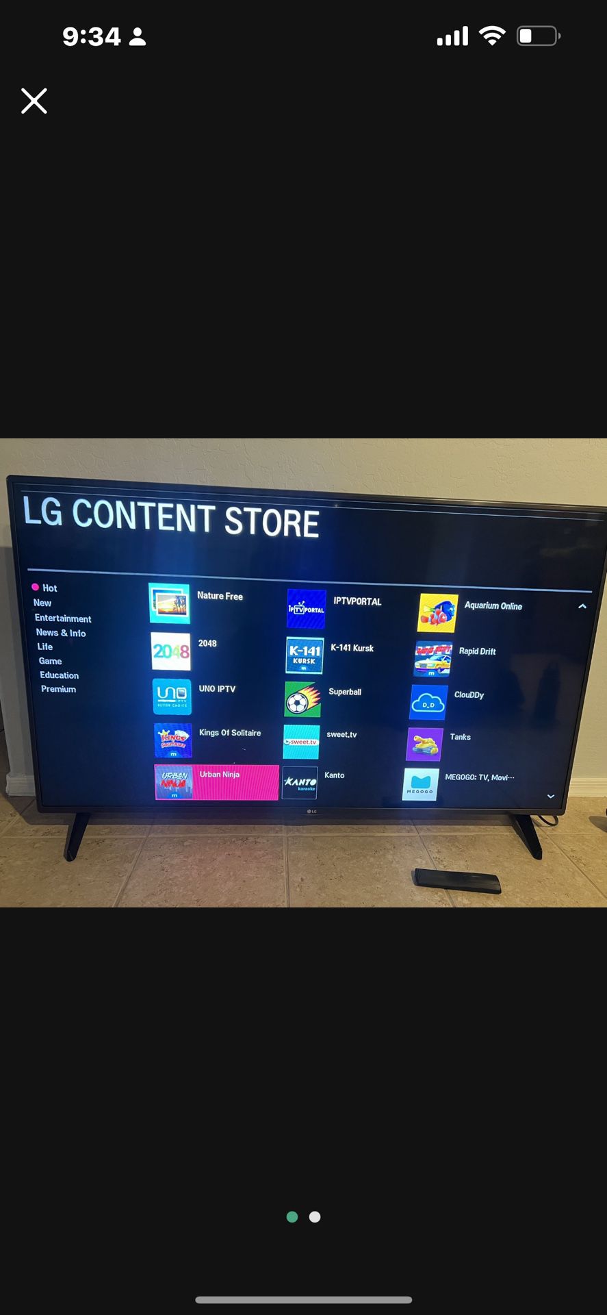 LG TV 55”