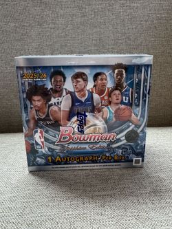 2025-2026 BOWMAN BASKETBALL SAPPHIRE HOBBY BOX