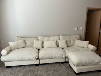 Modular Couch + Ottoman NEED GONE ASAP