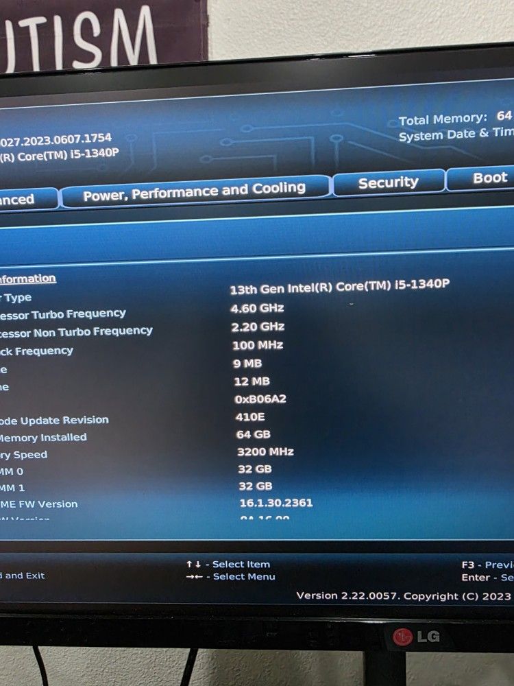 13th Gen. i5-1340P 4.6Ghz 64GB Ddr4 256gb Nvme Windows 11