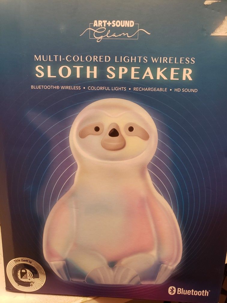 Sloth Speaker, New In Box.