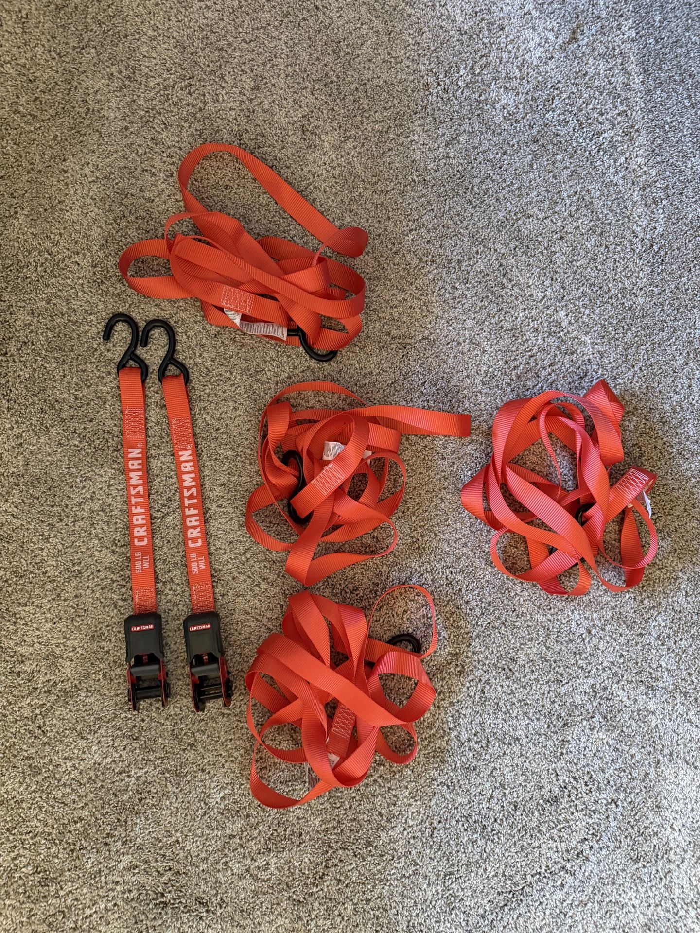 Craftsman Ratchet Tie Down Straps 