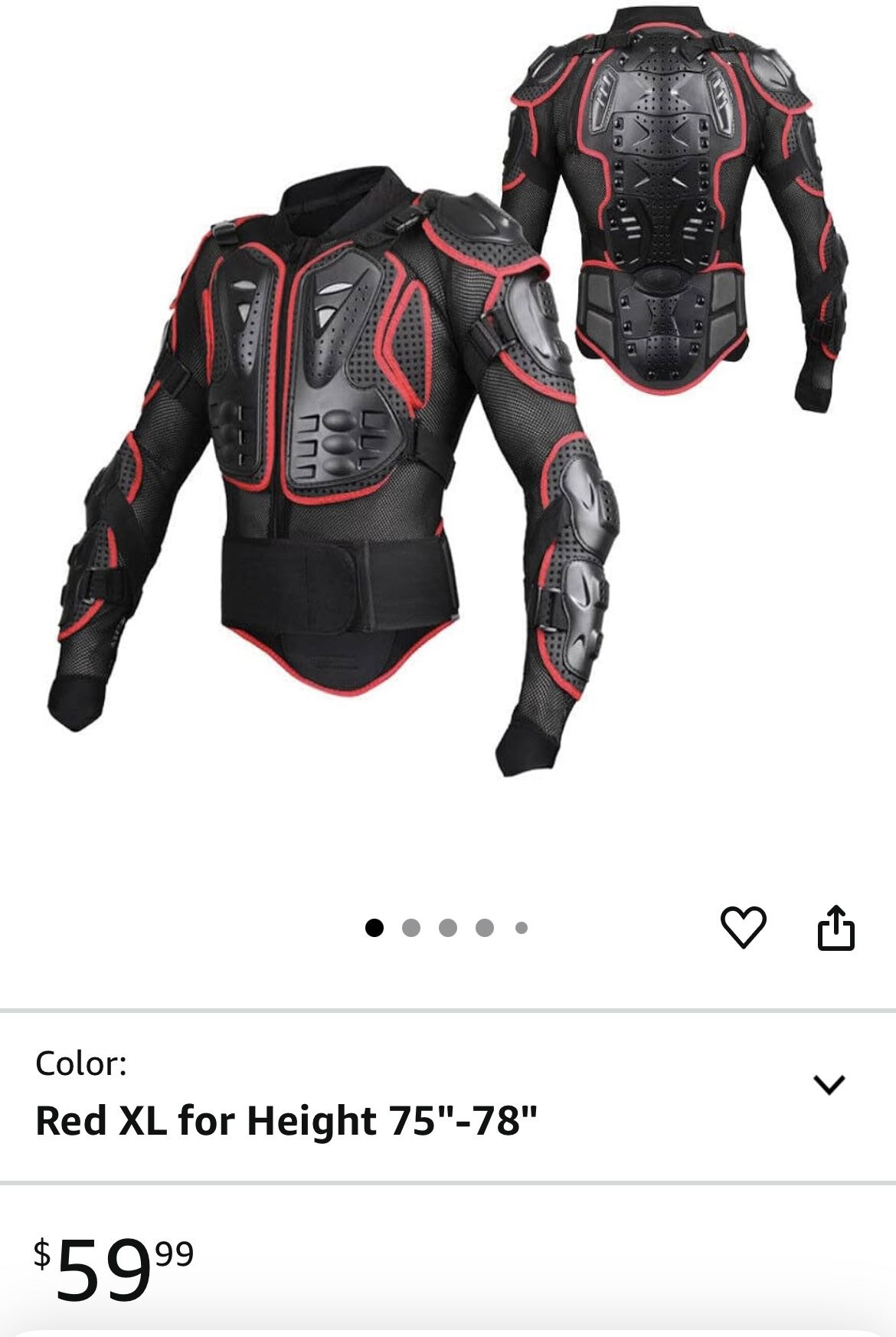 Brand New Motorcycle Armor Dirt Bike Gear Motorcycle Protective Jacket Protector Motocross Protector Riding Armor Protection Cycling Protective Armor