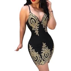 Sexy and Elegant V-Neck Dress for Women