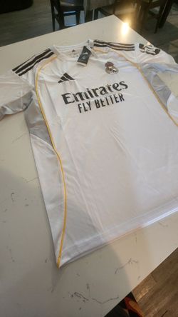 Real Madrid Adidas Home Jersey with Tags