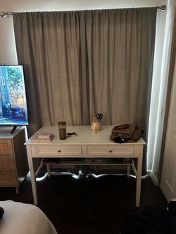 White desk