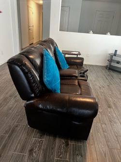Leather couch