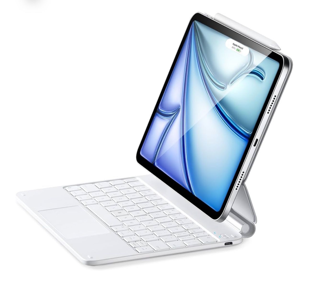 ESR iPad Air 11 inch Case with Keyboard (M3,2025/M2,2024), iPad Pro 11 & iPad Air 5/4 Magic Case, Easy-Set Floating Cantilever Stand