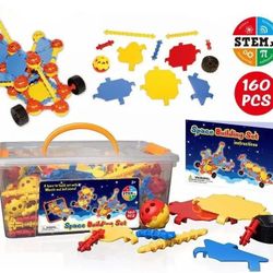 STEM Educational Space Building Toy Set, 160 pc
