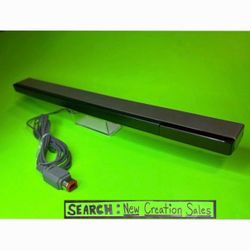 NEW Wii Sensor Bar Wired Infrared IR Ray Motion Receiver Replacement for Nintendo Wii Wii U Console Remote Controller with TV Stand